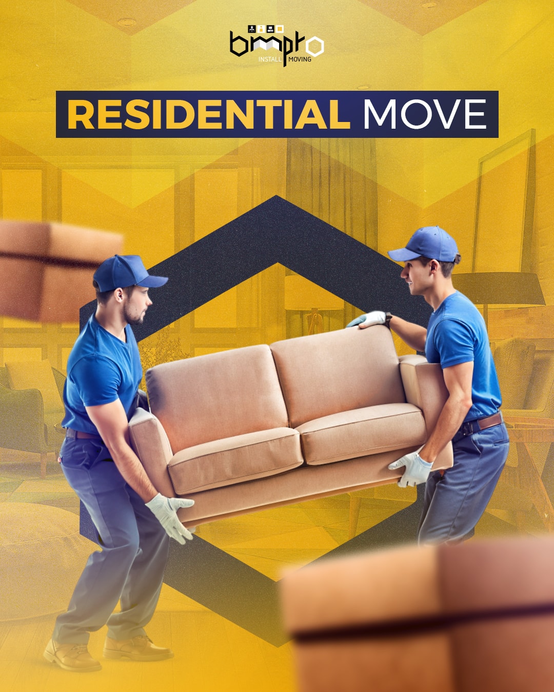 Professional moving and installation team in Nashville